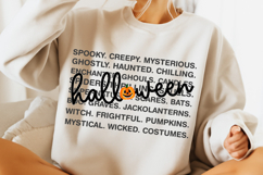 Halloween Words PNG SVG, Spooky Season SVG, Halloween SVG Product Image 3