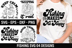 Fishing SVG Design - Good things come to those who bait Product Image 1