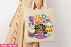 BEAD PRINCESS PNG, Mardi Gras Sublimation PNG Product Image 3