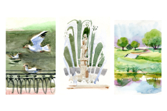 Saint Petersburg Watercolor Sketch Set Product Image 3