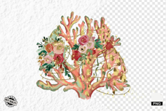Dreamy Coral Reef Clipart - Summer Clipart Product Image 1