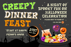 Haunted Letters is a Halloween decorative font Product Image 2
