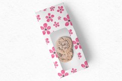 Cute watercolor papers with pink flowers Product Image 5