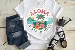 Aloha state of mind PNG, Beach PNG Sublimation Design Product Image 3