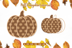 Fall Pumpkin Lasercut - Autumn Lasercut Product Image 1