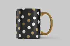 Gold White Dots Digital Paper Product Image 3