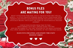 Laser Cut Advent Calendar 24 Premium Files | Glowforge | SVG Product Image 3