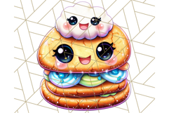 Sweet Treat Face PNG Clipart, Cute Kawaii Dessert Art Png Product Image 3