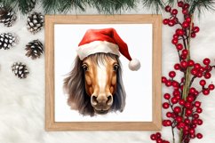 Christmas Farm Animal Peeking Clipart Sublimation Product Image 3
