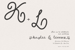 Lush Valentine is a Valentine’s Day Script font Product Image 3