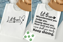 Let them SVG | Inspirational SVG| Front and Back SVG PNG Product Image 1