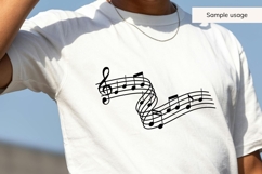 Hand Drawn Music Notes SVG Product Image 3