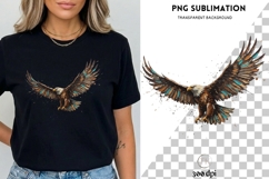 Eagle PNG | Majestic Bald Eagle Clipart | Patriotic Bird Product Image 3