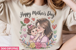Floral Mama Mom Sublimation PNG Product Image 1