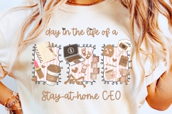 Coquette Day in the Life of a Stay-at-Home CEO Mom PNG DIY Product Image 7