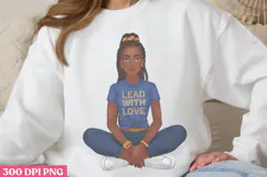 Empowering Black Girl Clipart PNG Product Image 3