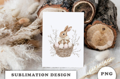 Watercolor Easter Bunny png Product Image 3