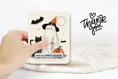 Happy Halloween Gift Card, Cartoon Halloween Money Card Product Image 3