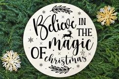 Believe in the magic of christmas SVG, Christmas SVG Product Image 3