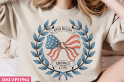 God Bless america 1776 PNG, 4th Of July Sublimation PNG Product Image 3