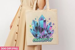 Charged AF PNG, Crystal Sublimation PNG Product Image 3