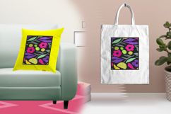 Colorful Floral Abstract Embroidery Design Pattern Product Image 3