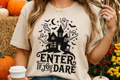 Enter If You Dare Svg, Scary Halloween Svg, Spooky Ghost Svg Product Image 4