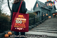 I Survived 100 Days of School Sublimation Design Product Image 4