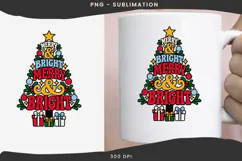 Christmas phrases png design for T-shirts Product Image 3