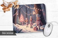 Pastel Nutcracker Wonderland Mouse Pad PNG Product Image 1