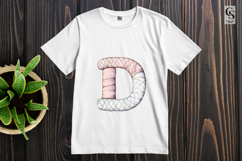 Watercolor Letter D Alphabet Clipart Sublimation PNG Product Image 2