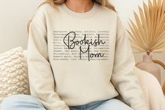 Bookish Mom words SVG Product Image 1