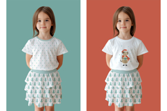 T-Shirt and Skirt Mockup Set PSD Templates Product Image 5