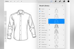 100 Procreate Shirt Stamp Brushes Product Image 3