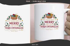 Christmas crochet png design for T-shirts Product Image 3