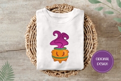 Hand Drawn Halloween Illustration, Cartoon Witch Cauldron Product Image 3