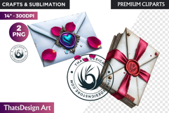 Dreamy Love Assets Vintage Valentine Graphics PNG clipart Product Image 1