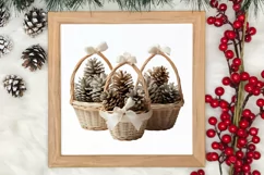 Cozy Winter Sublimation Clipart, Christmas Clipart Product Image 3