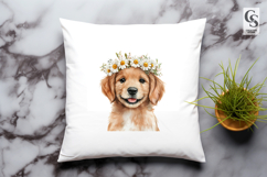 Golden Retriever Dog Clipart Sublimation PNG Product Image 3