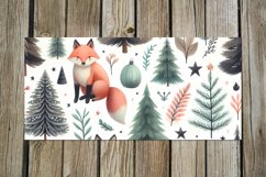 Christmas pattern | Fox Mug sublimation design bundle Product Image 3