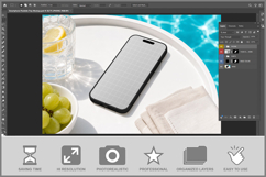 Smartphone Poolside Tray Product Image 2