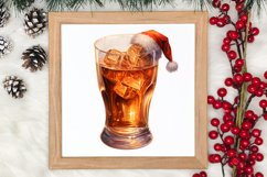 Christmas Wine Cup Sublimation Clipart Product Image 3