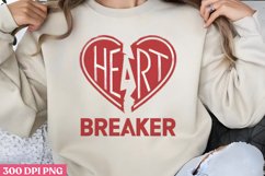Heart Breaker PNG, Retro Valentines Quotes Love PNG Product Image 1