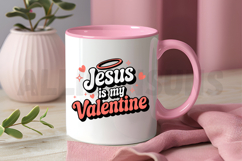 Jesus Love Sublimation, Christian Valentine Sublimation PNG Product Image 3
