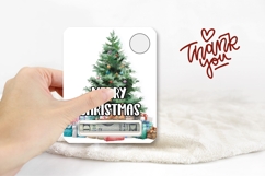 Watercolor Christmas Tree Money Cards, Christmas Money Card Product Image 3
