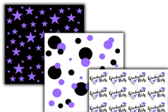 Graduation 2026 purple digital papers Product Image 2