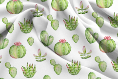 Watercolor Cactus Seamless Pattern Product Image 3