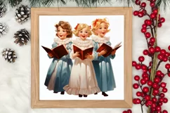 Vintage Christmas Clipart, Vintage Christmas Clipart Product Image 3
