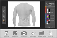 Compression T-Shirt Mockup - Back View Product Image 3