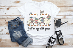 Just an egg-cited goose PNG Sublimation | Happy Easter Day P Product Image 3